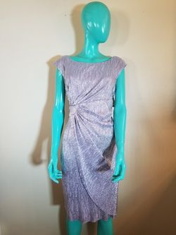 Silver foil out of this world dress size 12