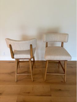 (2) Pottery Barn Counter Stools “27