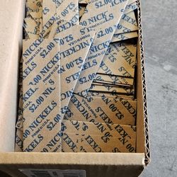 Pre Crimp Coin Wrapper Dimes ,nickels,quarters,2000$ Strips