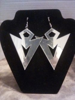 Fish Hook Lucite Earrings 