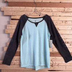 Balance Collection by Marika Mint Green gray Long sleeve activewear Top Size XL