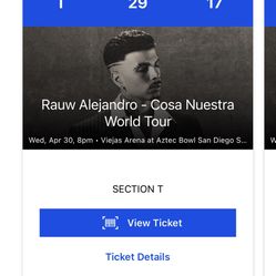 Cosa Nuestra Tickets SD