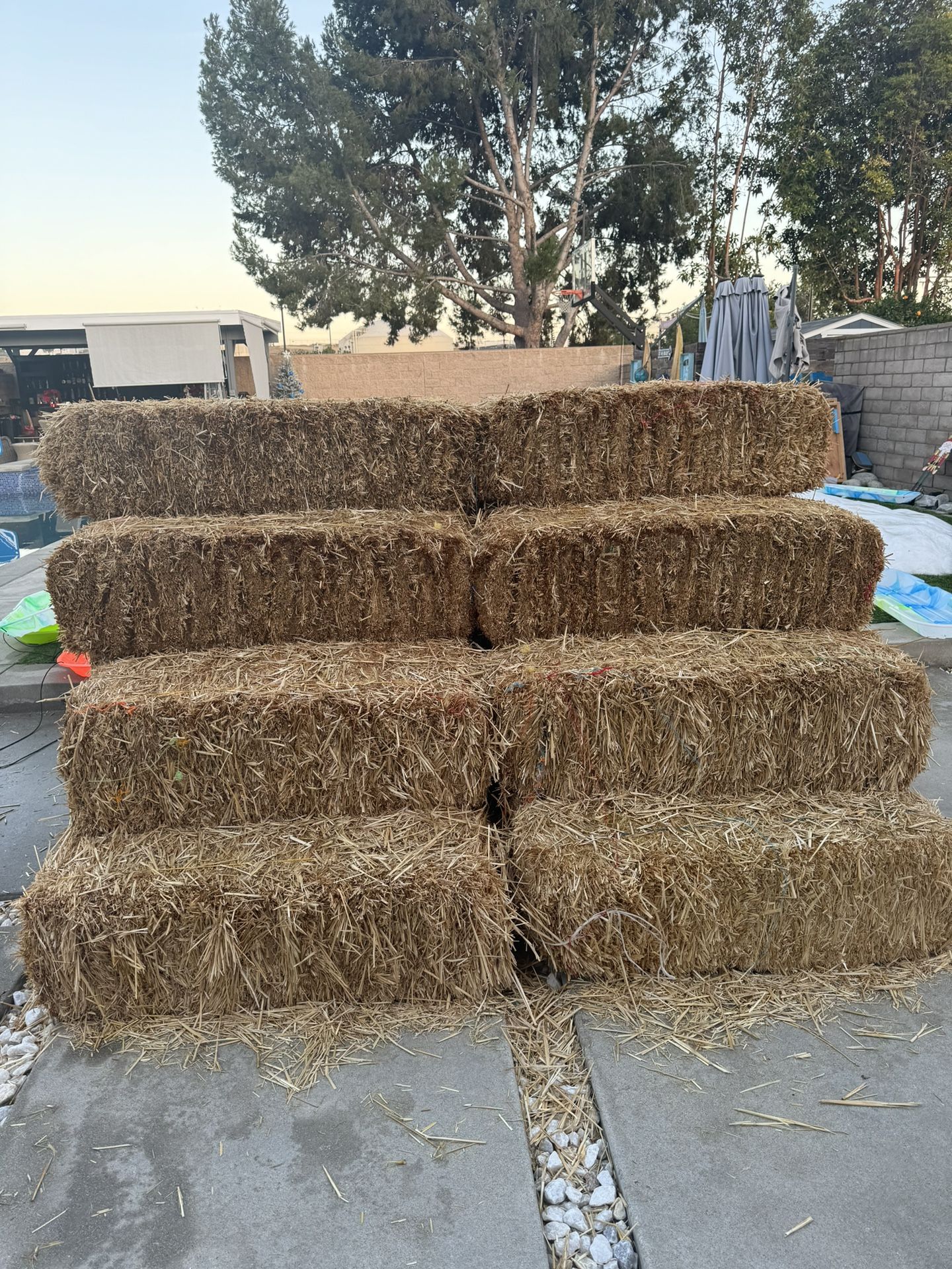 Hay bales