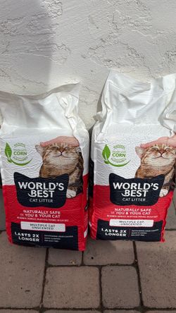 2 large Bags CAT LITTER - World best cat litter