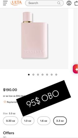 Burberry her elixir 3.3fl oz