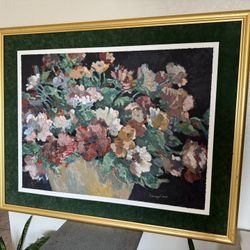 Paper Poppies by Nancy Lund • Limited Edition • 1989 Artist Signed • Vintage Large Floral Print