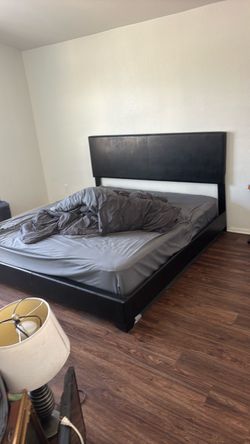 King size bed frame