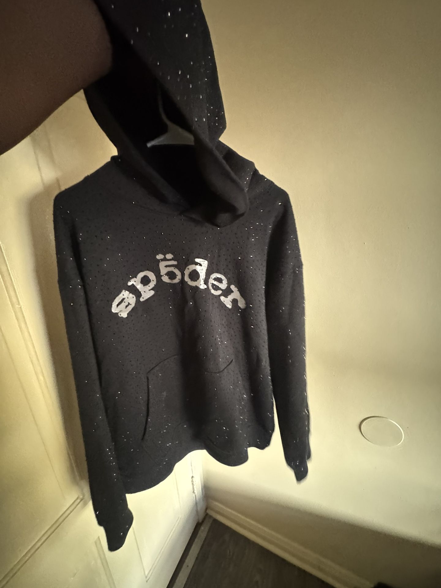 Black Vvs Spider Hoodie