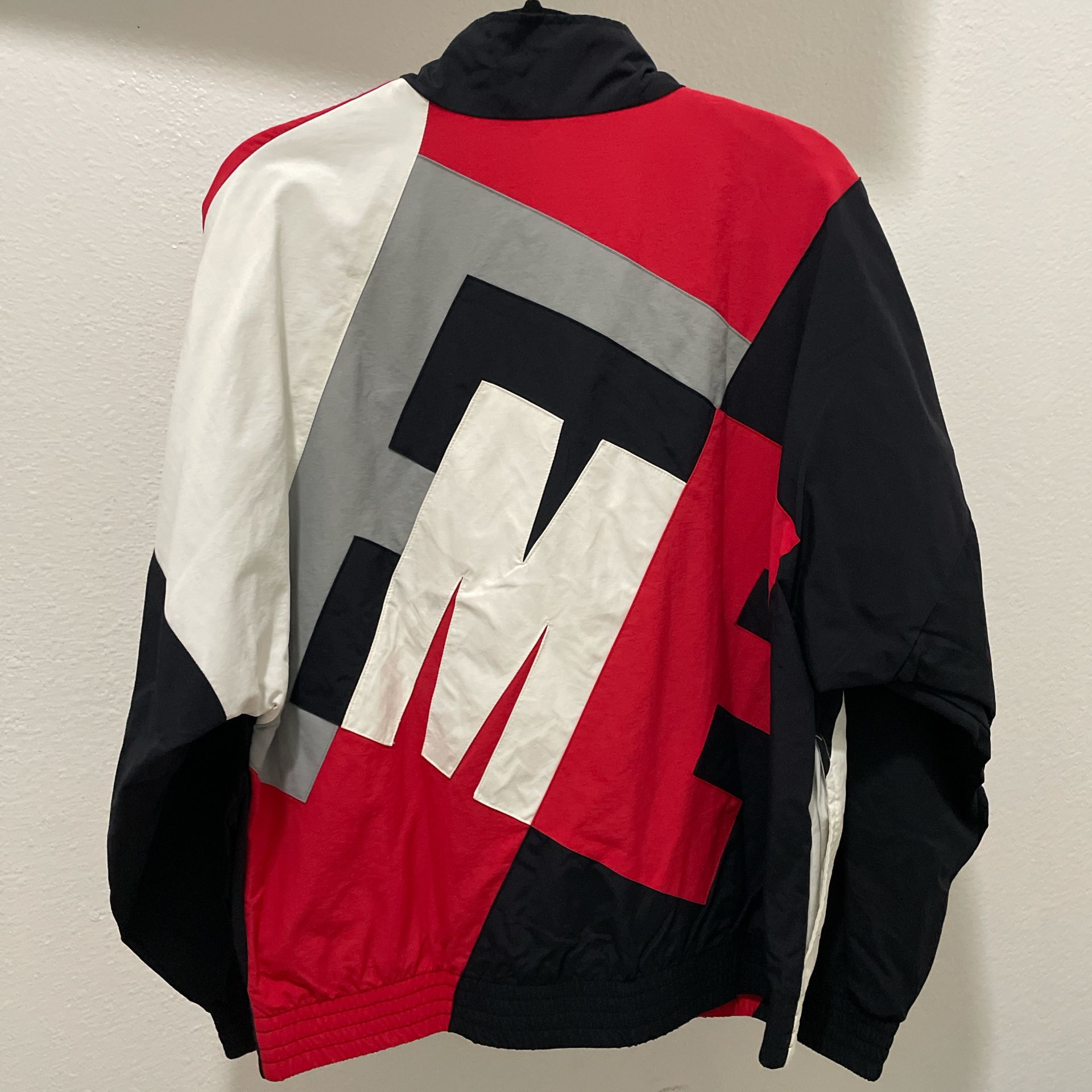 Supreme x MCM Lightweight Letter Track Jacket Men's Sz Medium Red