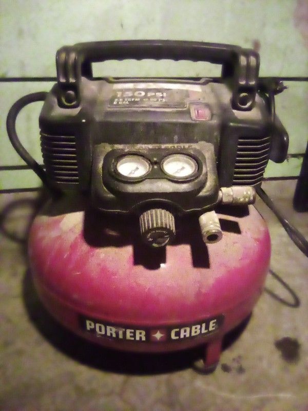 Porter Cable 6gal Pancake Air Compressor