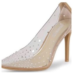 Cushionaire Rhinestone Heels