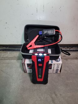 Car Jump Starter 3000 AMP,  Power Bank And Flashlight