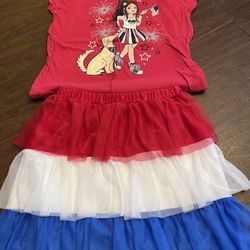 Girls Memorial Day/July 4th Outfit 