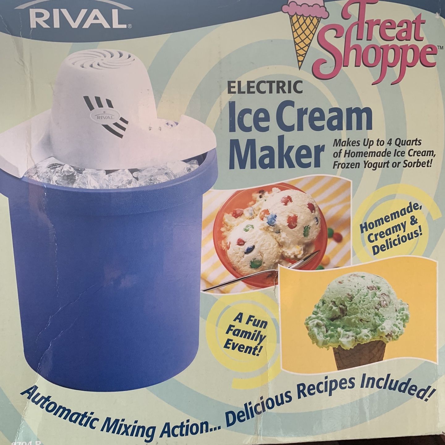 Rival ice cream maker 8550 manual new arrivals