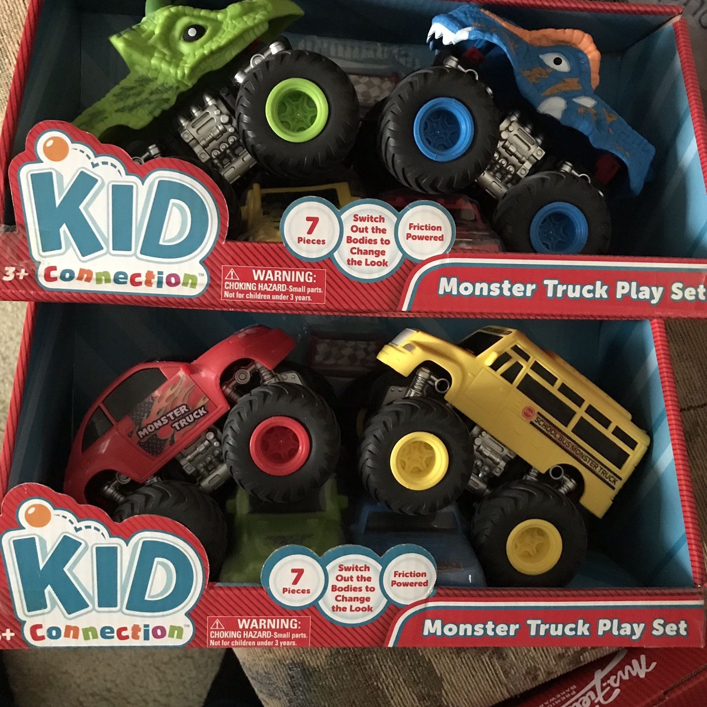 2 Kids connection Monster Truck Play Sets
