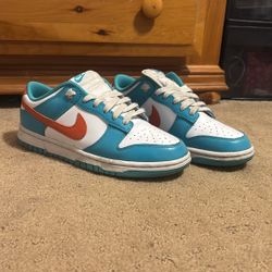 Nike Dunks Miami Dolphins Colors 