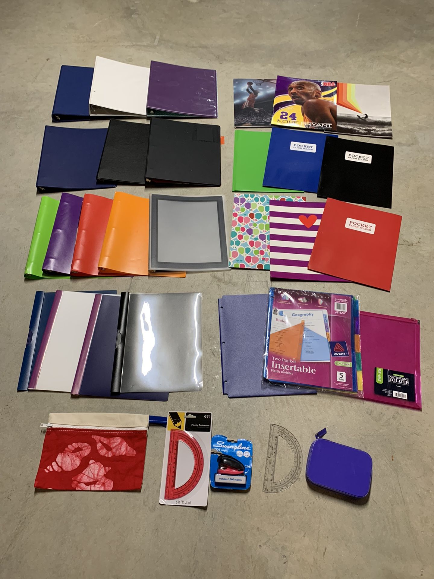 School Supplies Lot