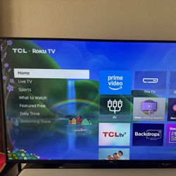 TCL 55” Inch 4K Smart TV + Swiveling TV Base