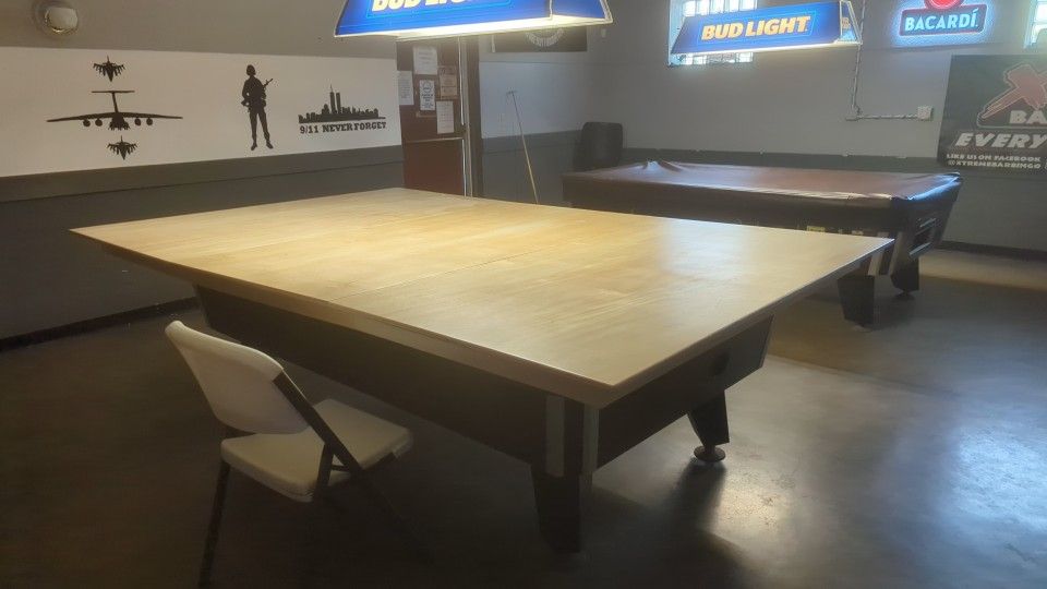 Pool Table Dining/Buffet Top