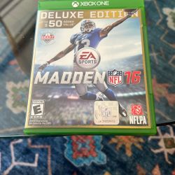 Madden 16 Deluxe Edition XBOX 1 