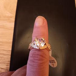 Brand New Never Worn Big Heart Ring