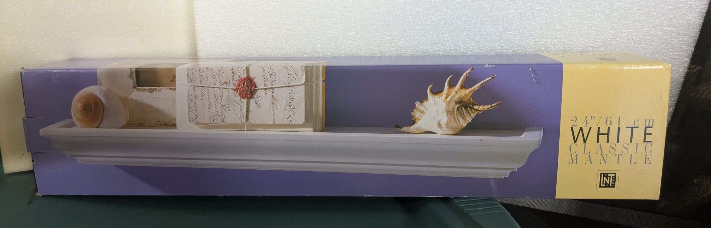 Linens N Things White Mantle Shelf