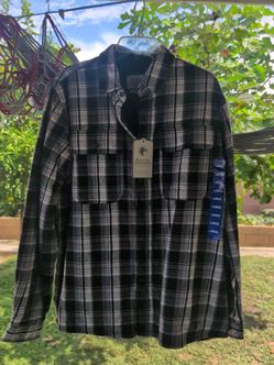 Boston Traders Plaid Flannel Shirt Large