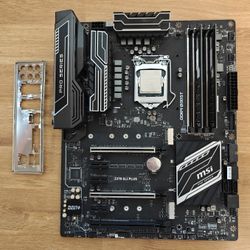MSI Z270 Sli Plus Gaming Motherboard, CPU, And 32GB DDR4 RAM