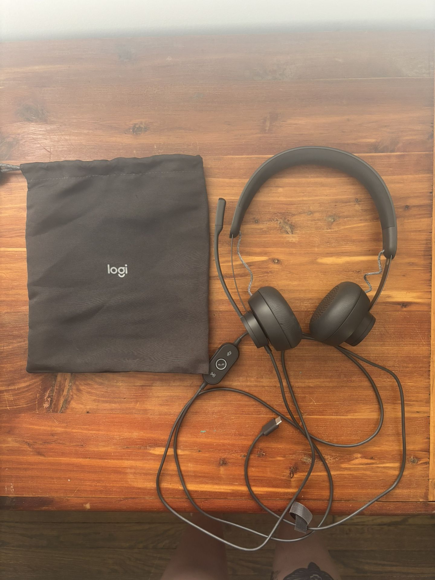Logitech - Wired Noise Cancelling Headset