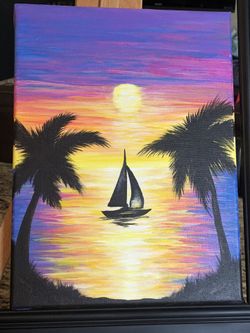 Acrylic Painting On Canvas