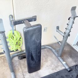 Weider Olympic Squat Rack/Bench press And Bench