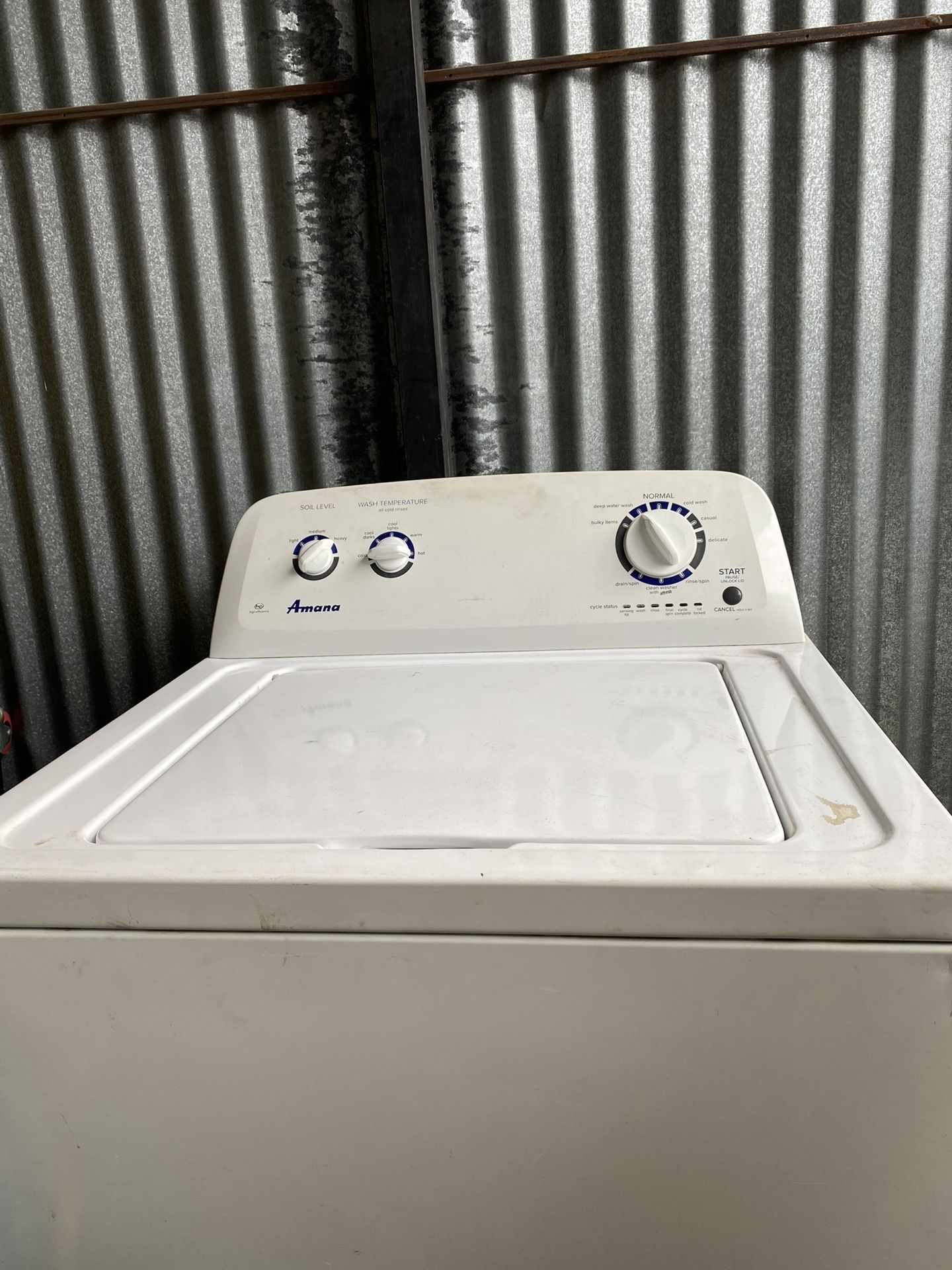Amana Washer And Electric Dryer