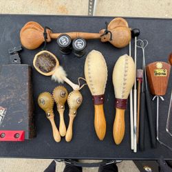 Latin Percussion LP Percussion Lot – Cowbell, VibraSlap, Shakers – $170