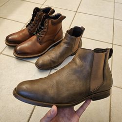 Brown Men's Boots ($40 For Both)