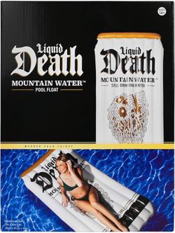 Liquid death pool float