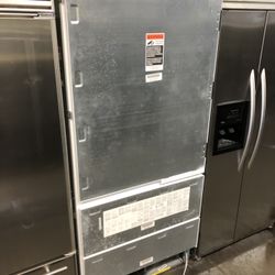 2012 Sub Zero Panel Ready Built In Refrigerator Bottom Freezer Drawer 