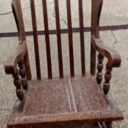 Wooden Chair Rocking