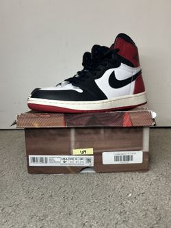 VNDS JORDAN 1 BLACK TOE SIZE 9.5