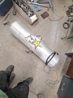 Spun Aluminum Fuel Tank W Mounts