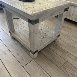 Rustic Coffee And Side Table 