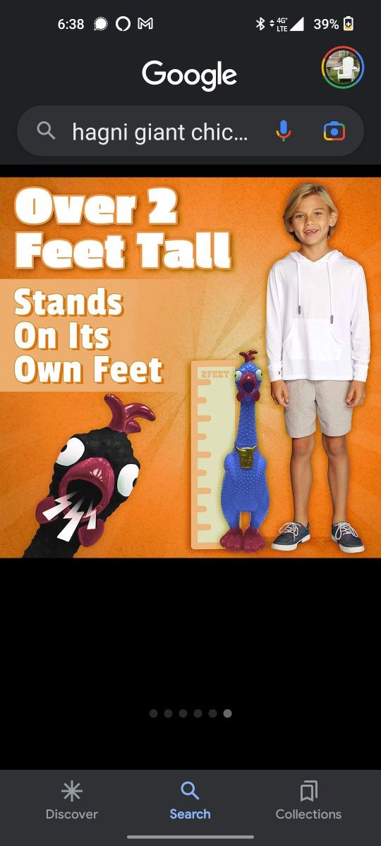 Huge SQUAWKING Chicken Toy