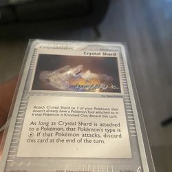 Pokémon Crystal Guardians Card 