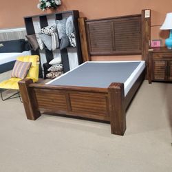 Queen Wood Bedframe Only