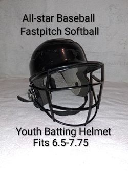 All-star Youth Fastpitch Softball Batting Helmet In Excellent Condition