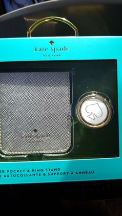 Brand new Kate spade Sticker pocket & ring stand