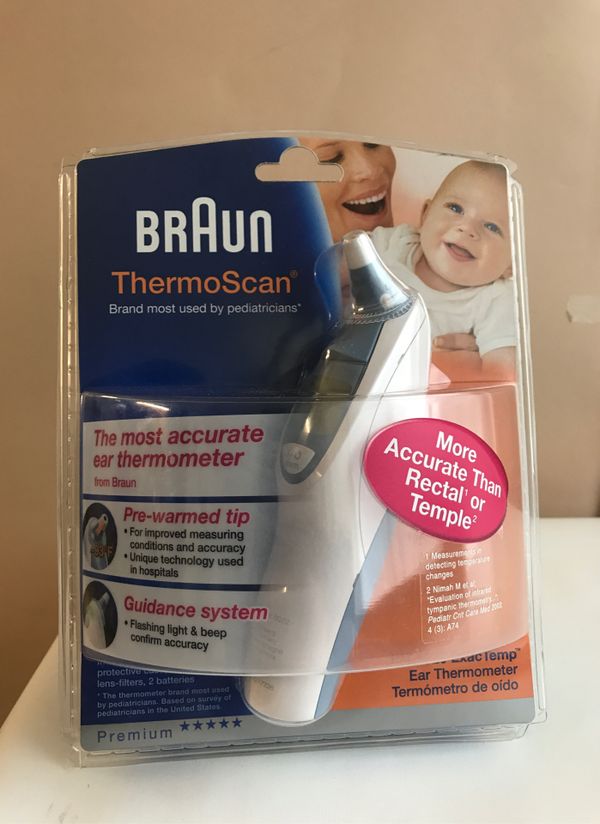 Braun IRT4520 ThermoScan 5 Ear Thermometer w/ Case, Lens Filters, and