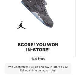 Jordan 5 wolf grey size 11 x 2(price is for each shoe