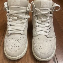 Jordan 1 Mid SE Craft Pale Ivory Size 8 US