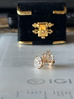 💎 6 CTW IGI Certified Lab Diamond Stud Earrings | 14K Gold | VVS2 | $1,600