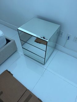 Glass night stands